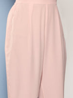 Thumbnail for Ahalyaa Women Solid Crepe Co-Ords With Shrug - Distacart
