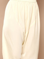 Thumbnail for Ahalyaa Women Pink Floral Printed Empire Gotta Patti Kurta with Churidar - Distacart