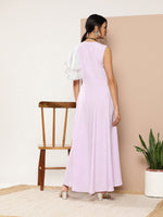 Thumbnail for Ahalyaa Women Printed Ruffles Maxi Ethnic Dress - Distacart