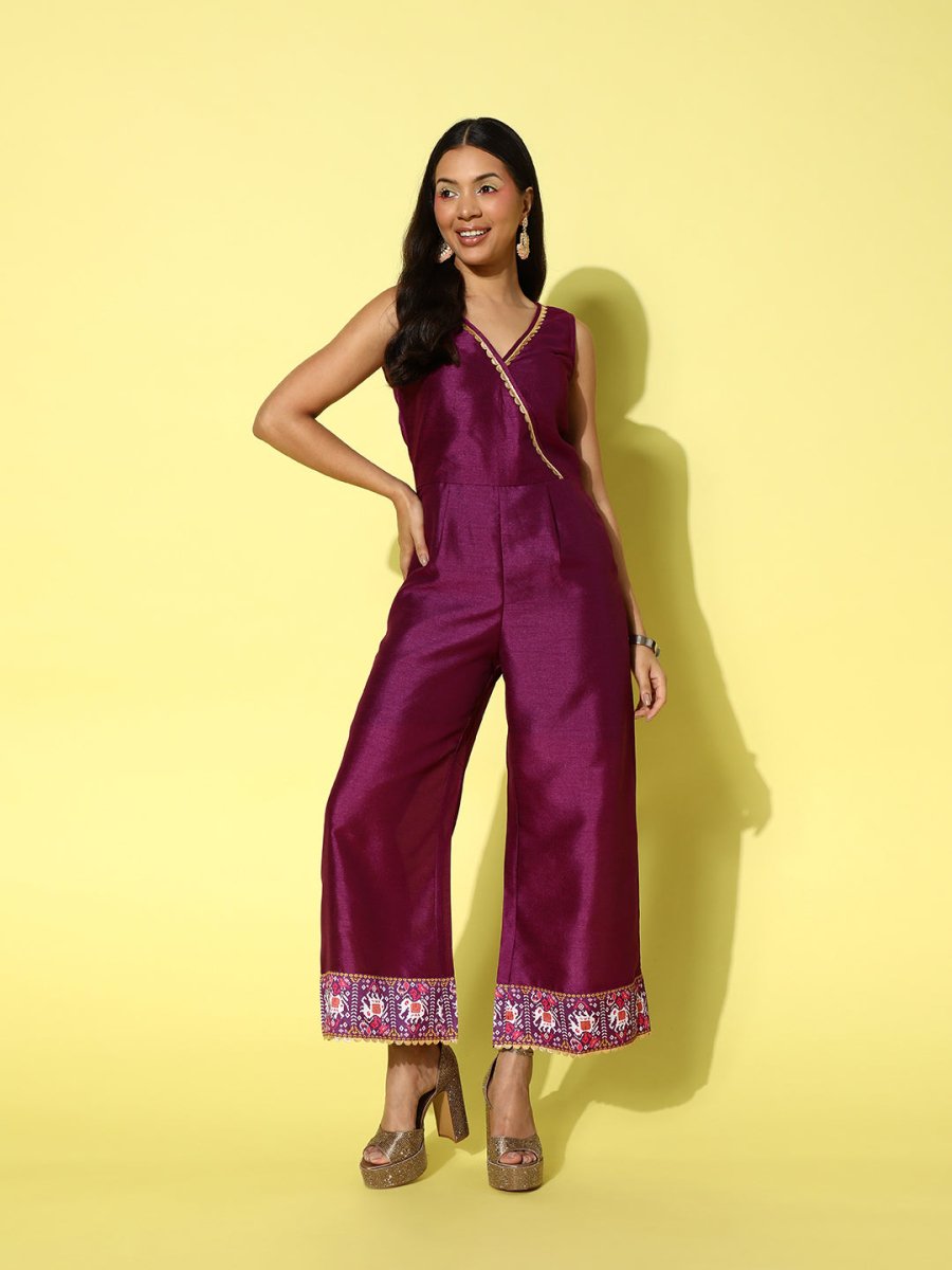 Ahalyaa Solid Basic Jumpsuit - Distacart