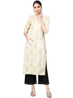 Thumbnail for Ahalyaa Women's Straight Cotton Kurta