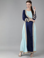 Thumbnail for Ahalyaa Women Printed Half Circle kurta