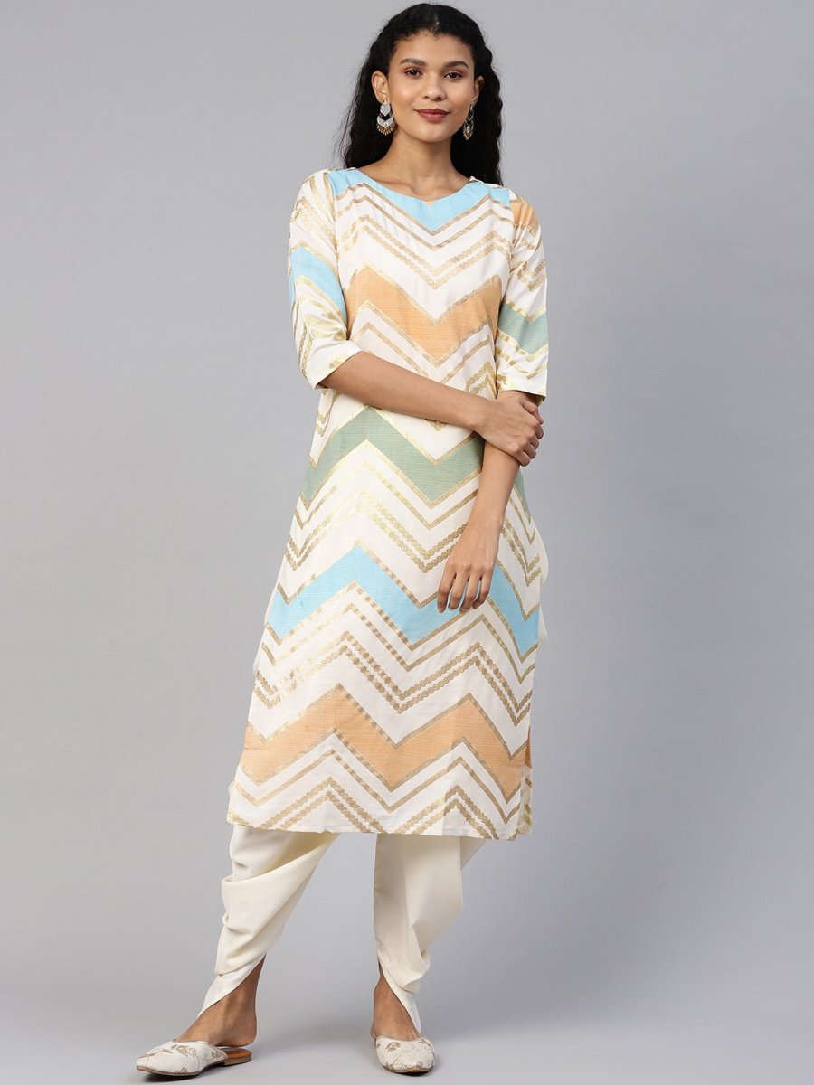 Ahalyaa Long And Short Kurta With Pant