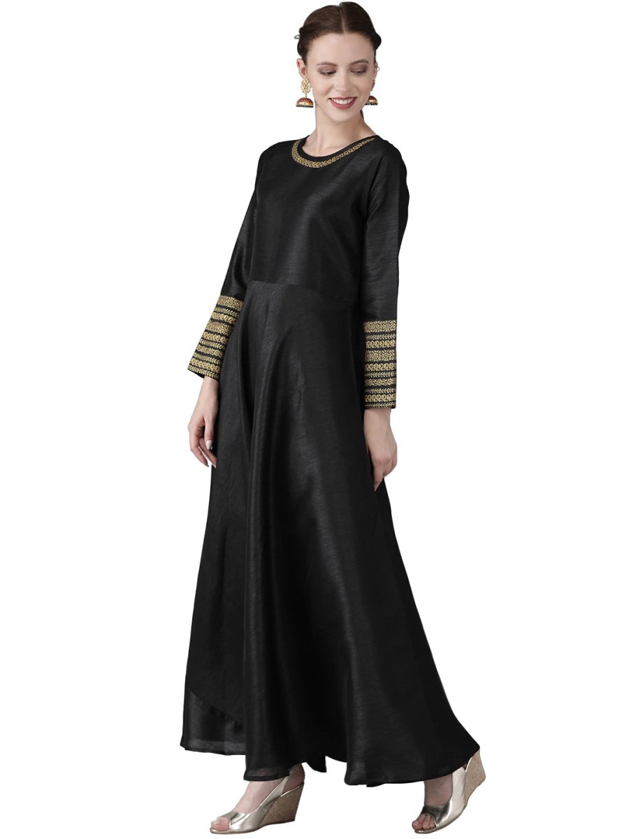 Ahalyaa Women Solid Kurta with Dupatta Set