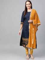 Thumbnail for Ahalyaa Women Straight Beautiful Kurta Set
