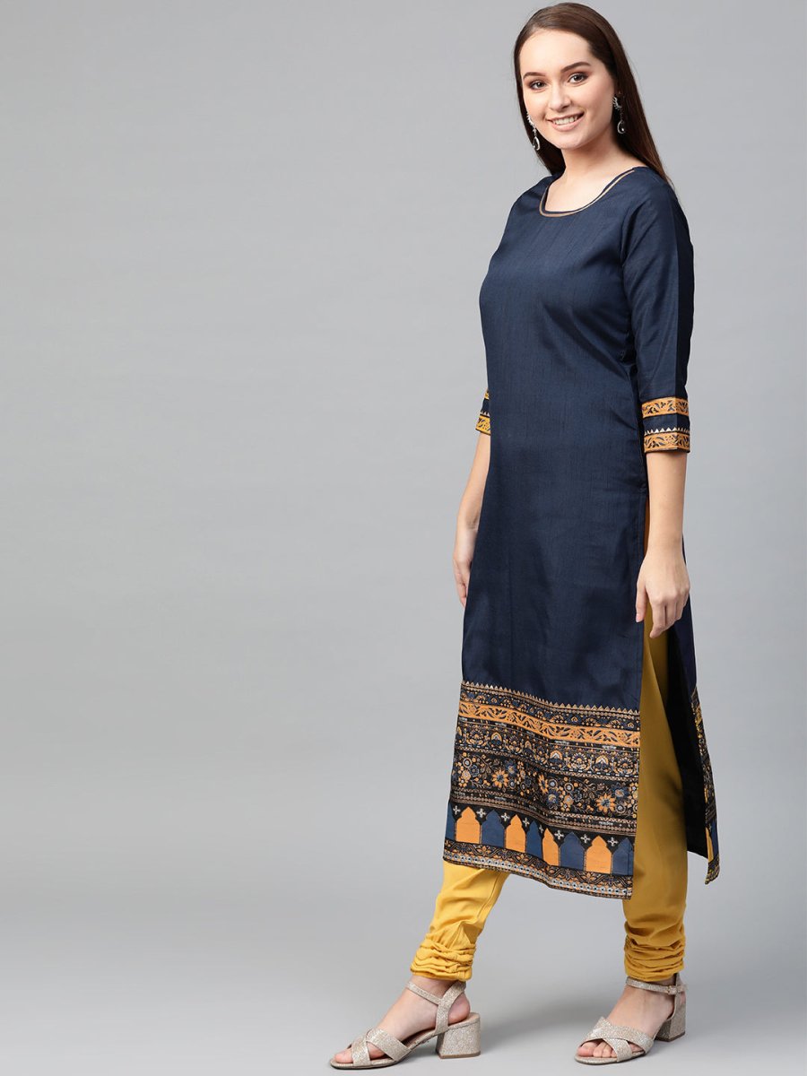 Ahalyaa Women Straight Beautiful Kurta Set