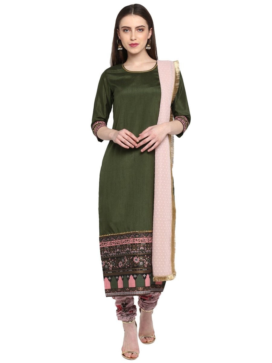 Ahalyaa Women Solid Kurta Set
