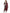Ahalyaa Women Green & Burgundy Printed Kurta with Churidar & Dupatta