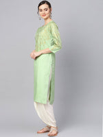 Thumbnail for Ahalyaa Women Printed Straight Kurta Set