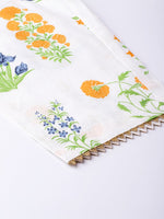 Thumbnail for Ahalyaa Women Off white Printed Kurta Set