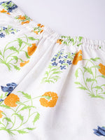 Thumbnail for Ahalyaa Women Off white Printed Kurta Set