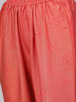Thumbnail for Ahalyaa Women Red & Golden Printed Kurta with Trousers & Dupatta