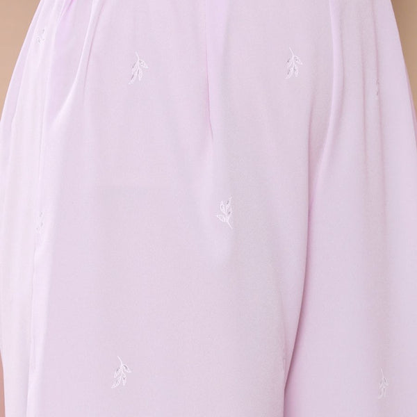 Ahalyaa Women Lavender Gotta Patti Kurta with Palazzos & With Dupatta - Distacart