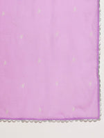 Thumbnail for Ahalyaa Women Lavender Gotta Patti Kurta with Palazzos & With Dupatta - Distacart