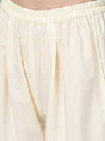 Thumbnail for Ahalyaa Women Blue & Off-White Dyed Kurta with Palazzos & Dupatta