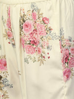 Thumbnail for Ahalyaa Women Cream-Coloured & Pink Printed Kurta with Palazzos & Dupatta