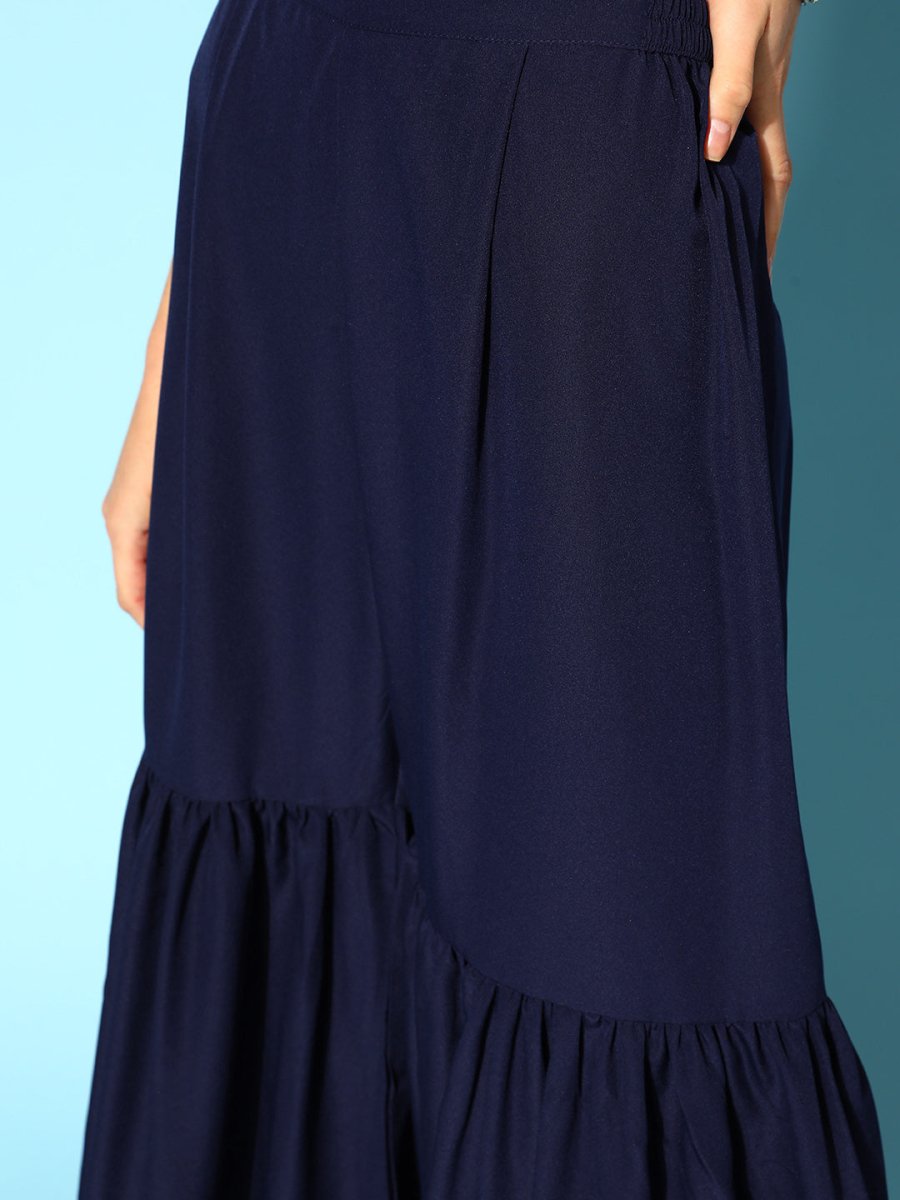 Ahalyaa Women Pink Pure Cotton Printed Kaftan Kurta - Distacart