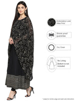 Thumbnail for Ahalyaa Women Black Printed Anarkali Beautiful Kurta