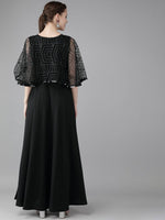 Thumbnail for Ahalyaa Women Cap Style Beautiful Long Dress - Distacart