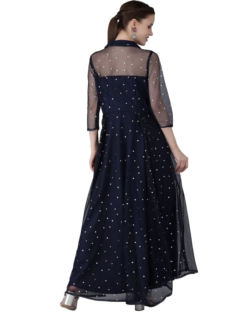 Ahalyaa Women Printed Maxi Dress - Distacart