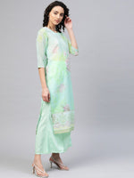 Thumbnail for Ahalyaa Women Pastel Floral Summer Kurta