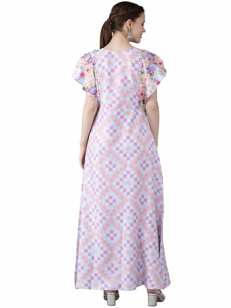 Ahalyaa Women Printed Long A- Line Kurta
