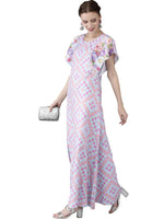 Thumbnail for Ahalyaa Women Printed Long A- Line Kurta