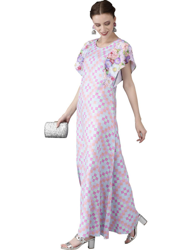 Ahalyaa Women Printed Long A- Line Kurta