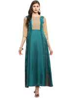 Thumbnail for Ahalyaa Partywear Foil Print Kurta