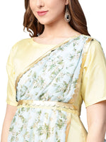 Thumbnail for Ahalyaa Draped Dupatta A line Dress