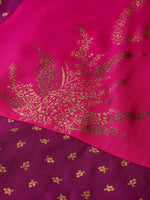 Thumbnail for Ahalyaa Women Magenta & Pink Screen Printed Kurta with Palazzo