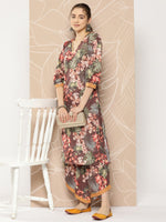 Thumbnail for Ahalyaa Women Printed Kurta with Palazzos - Distacart