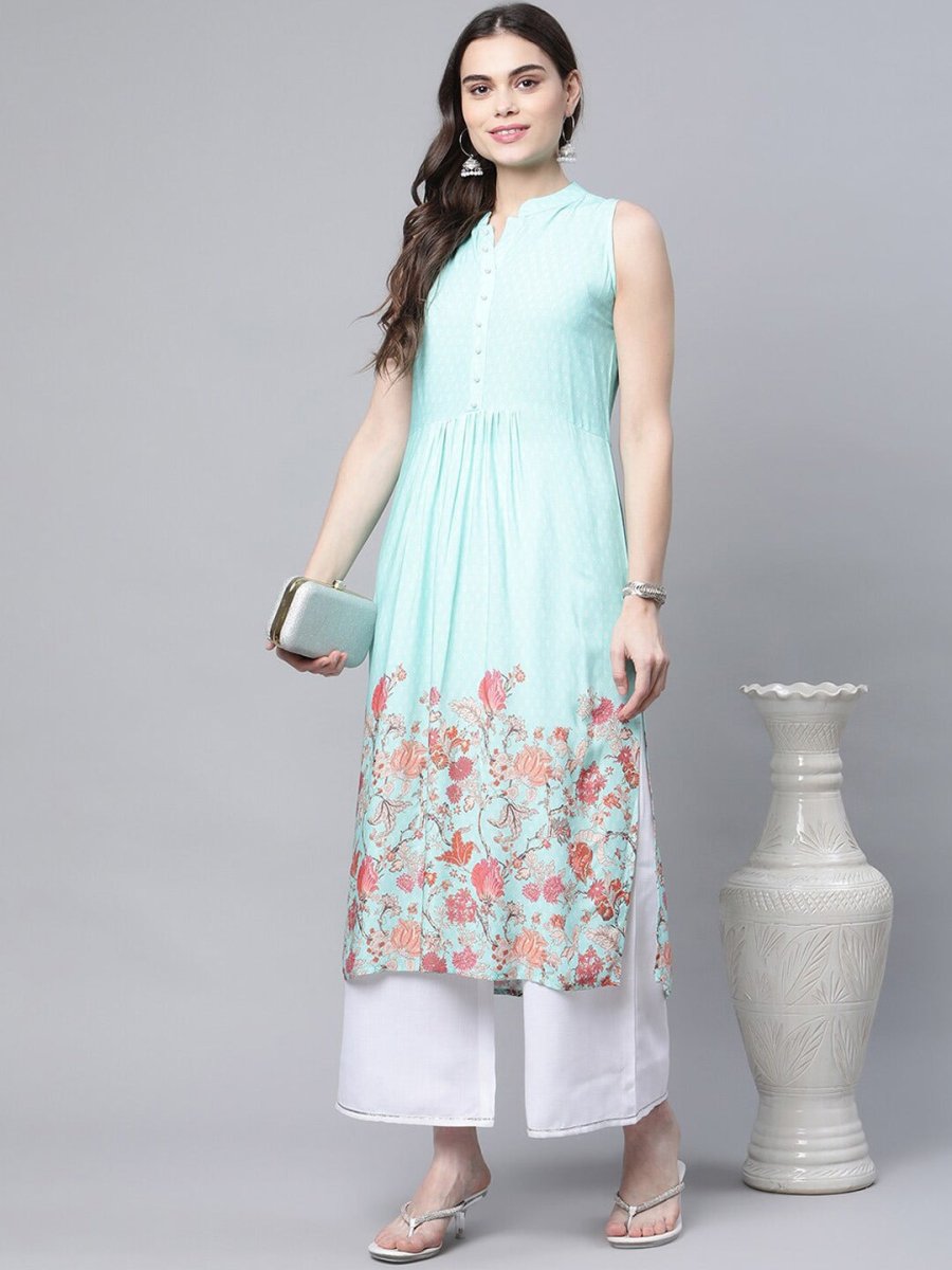 Ahalyaa Women Floral Printed Kurta - Distacart