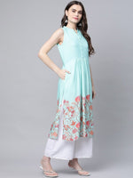 Thumbnail for Ahalyaa Women Floral Printed Kurta - Distacart