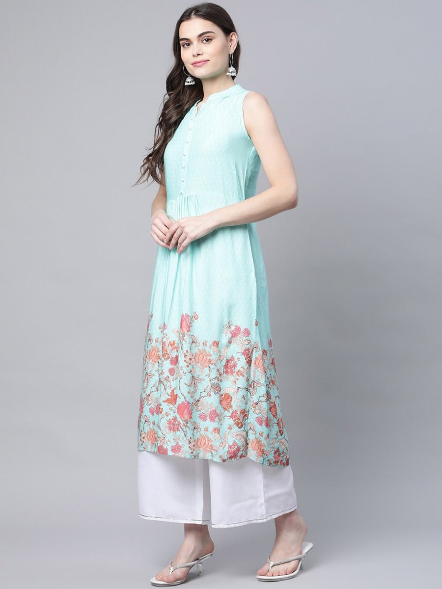 Ahalyaa Women Floral Printed Kurta - Distacart