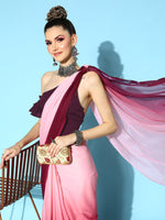 Thumbnail for Ahalyaa Abstract Chiffon Saree - Distacart