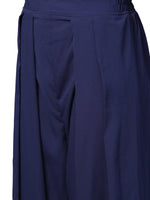 Thumbnail for Ahalyaa Indo Western Sea Green Cape With Drape Pant