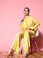 Thumbnail for Ahalyaa Floral Printed Shirt and Palazzos - Distacart