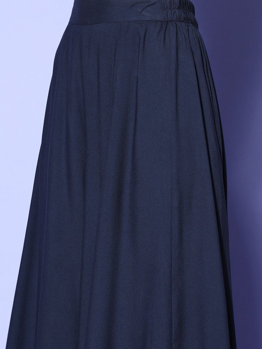Ahalyaa Woven Design Tunic & Palazzo Co-ords - Distacart