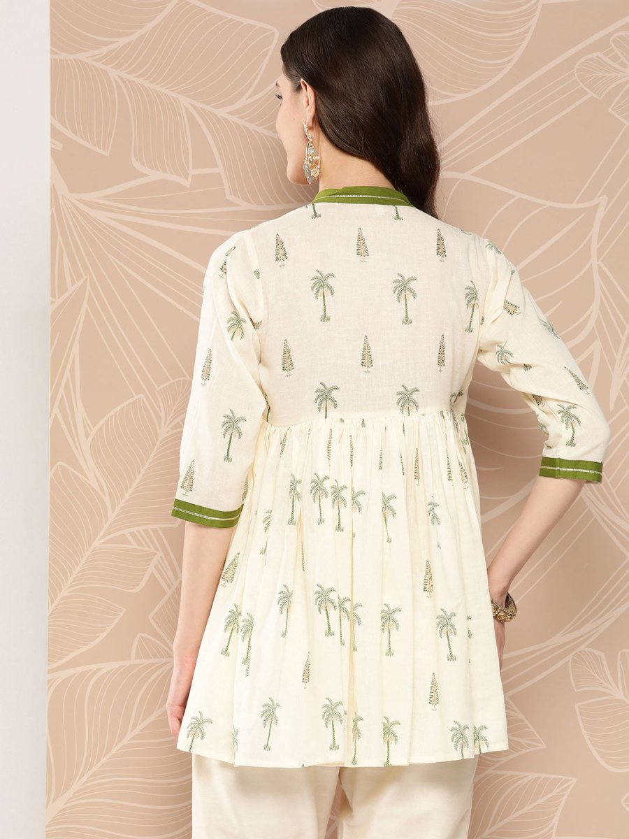 Ahalyaa Tie-Ups Tropical Printed Tunic - Distacart