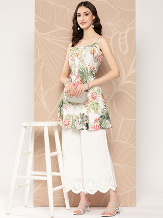 Ahalyaa Tropical Printed Tunic - Distacart