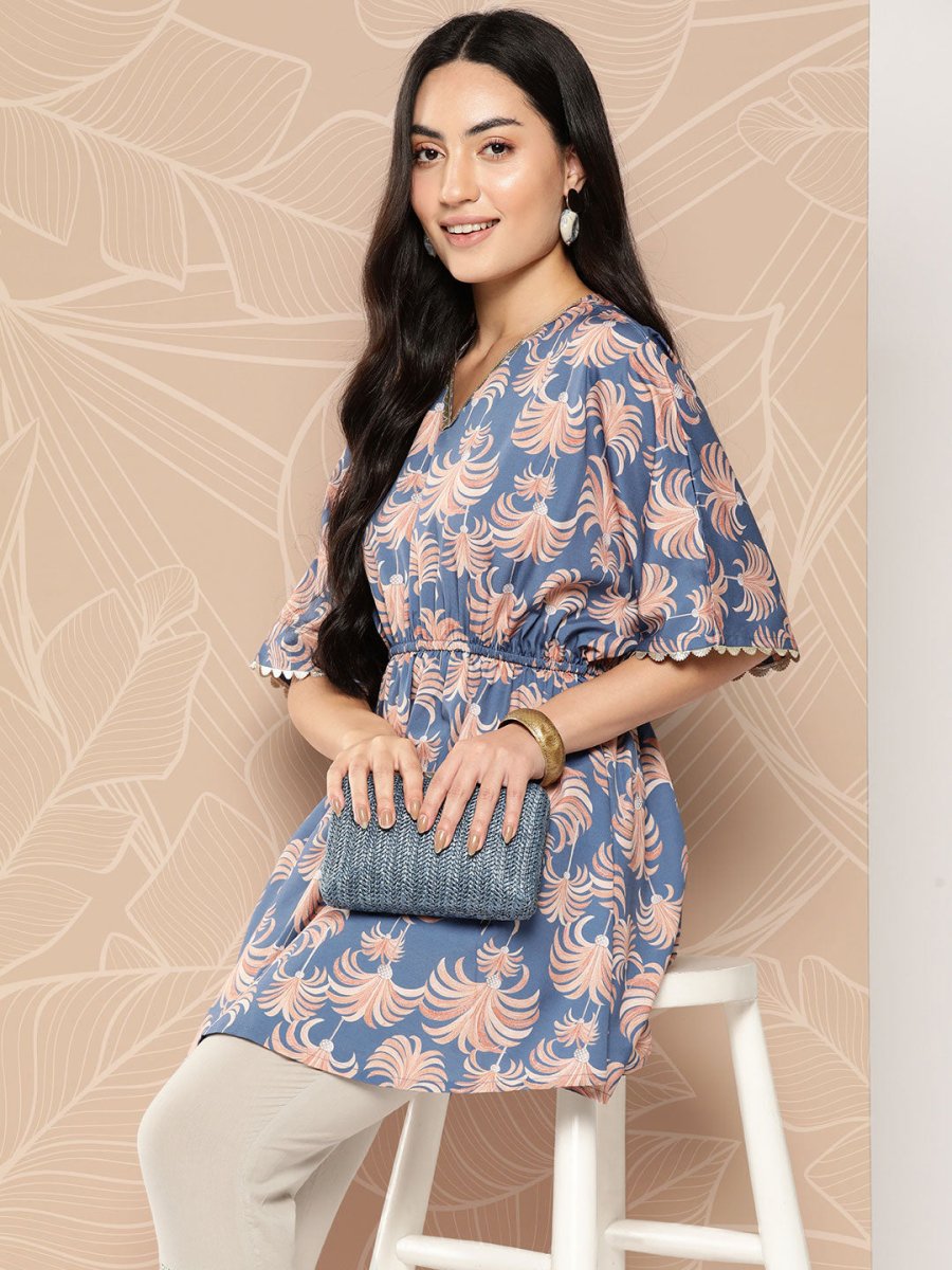 Ahalyaa Tropical Printed Tunic - Distacart