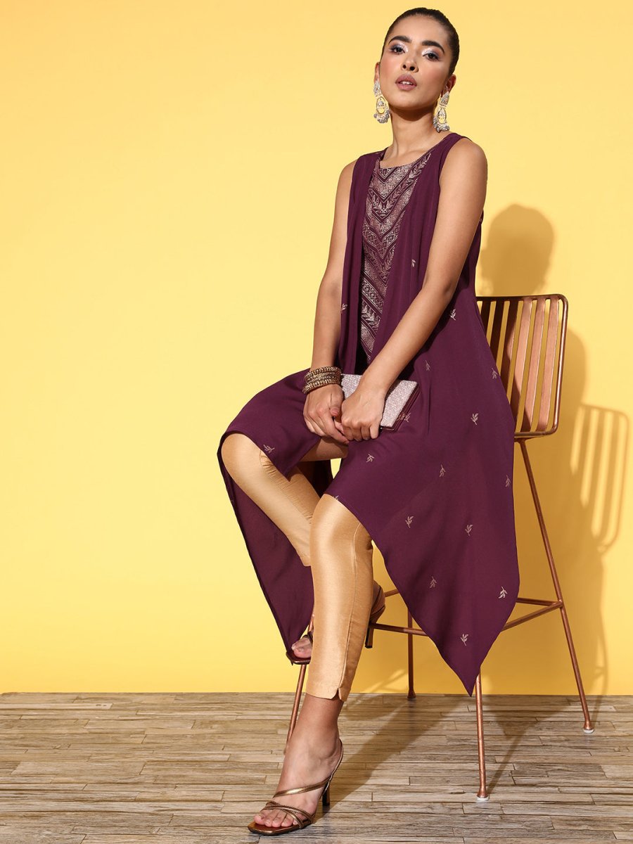 Ahalyaa Women Boat Neck Printed Tunic - Distacart