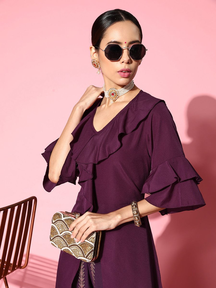 Ahalyaa Women Solid Co-Ords - Distacart