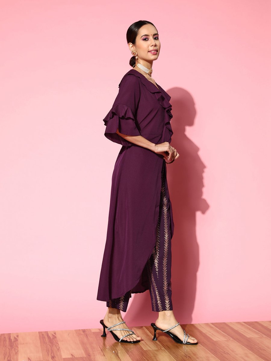 Ahalyaa Women Solid Co-Ords - Distacart