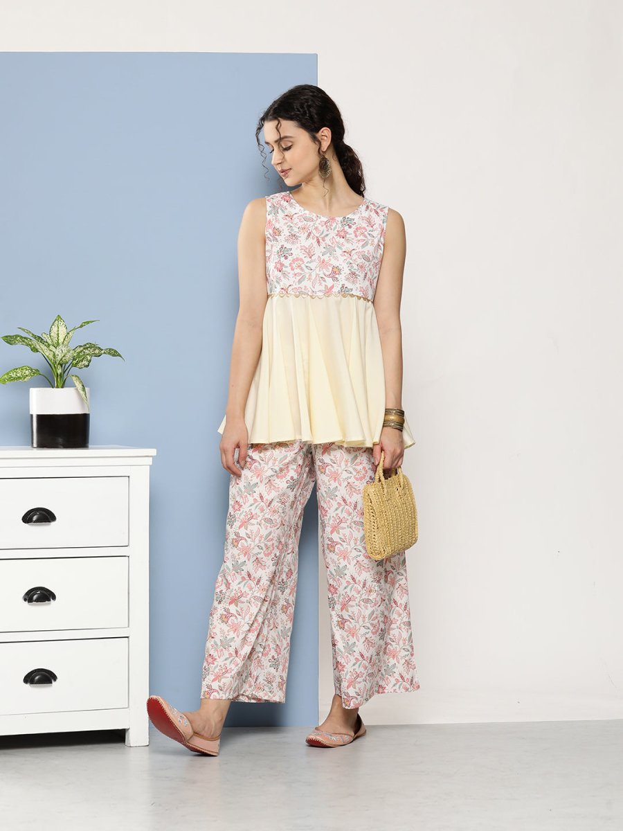 Ahalyaa Women Floral Print Co-Ords - Distacart