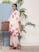 Thumbnail for Ahalyaa Women Floral Print Crepe Co-Ords - Distacart