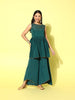 Ahalyaa Printed Tunic with Palazzos - Distacart