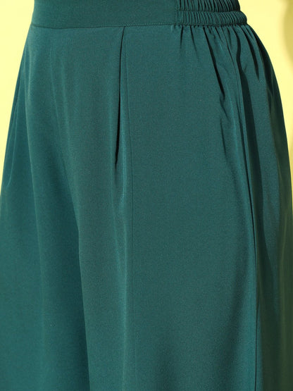 Ahalyaa Printed Tunic with Palazzos - Distacart