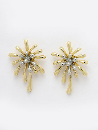 NVR Women Gold-Plated Drop Earrings - Distacart